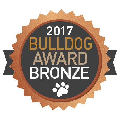 Image reads 2017 Bulldog Award Bronze