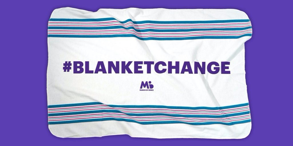 march of dimes blanket change
