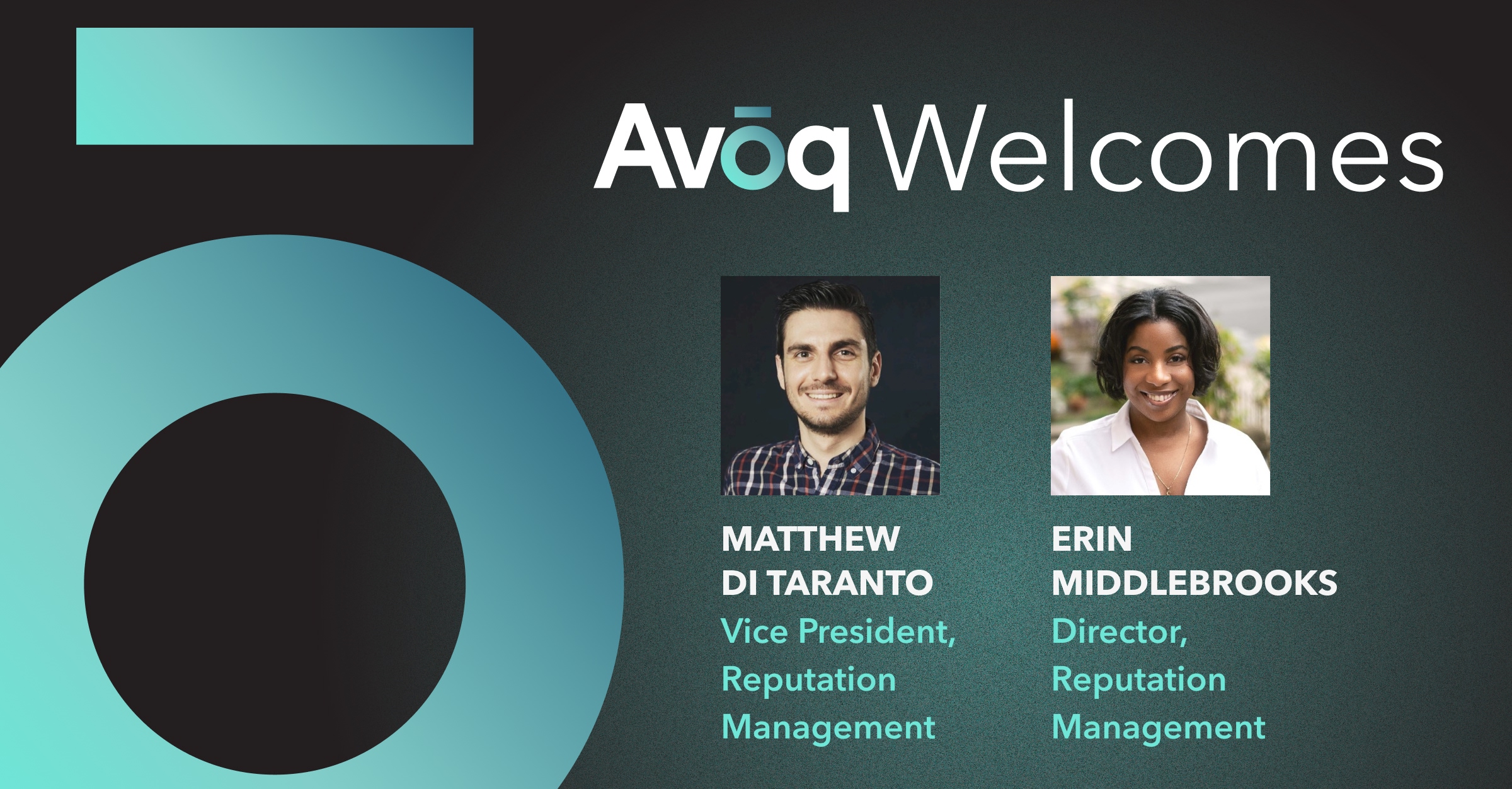 Erin Middlebrooks and Matt DiTaranto Welcome to Avoq