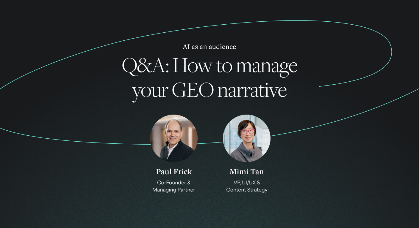 Paul Frick and Mimi Tan Q&A on why Generative Engine Optimization is a reputation management issue